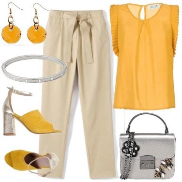 Outfit Giallo chic