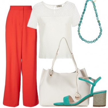 Outfit Dettagli acquamarina