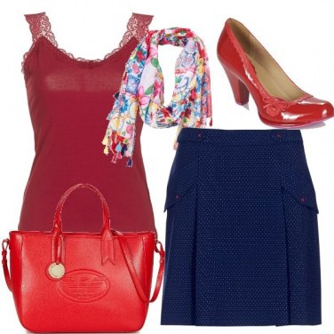 Outfit Rosso fuoco