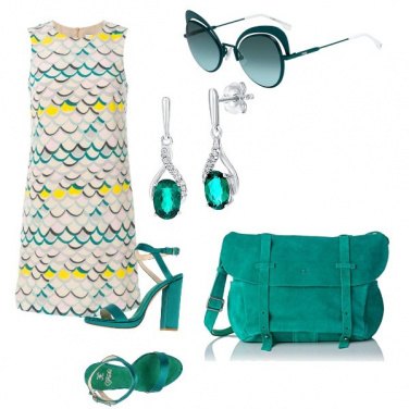Outfit Tubino con le onde