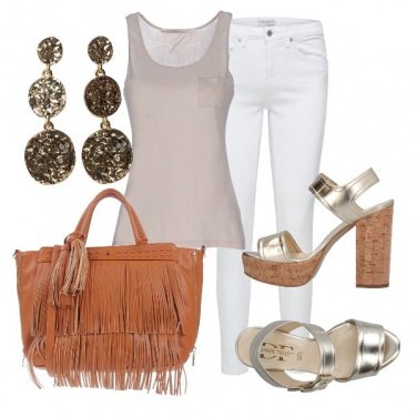 Outfit Pantaloni bianchi per l estate