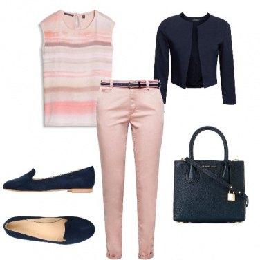 Outfit Rosa & Blu