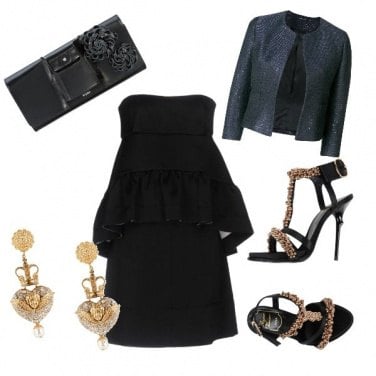 Outfit Testimone in nero