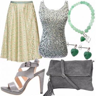 Outfit Moda paillettes