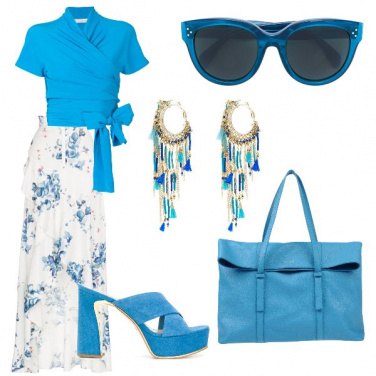 Outfit La camicia turchese