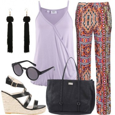 Outfit Pantalone tribale