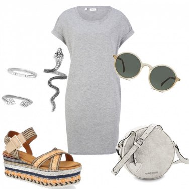 Outfit Vestidos Gris Mujer: 4 Outfit Mujer | Bantoa