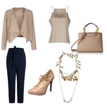 Outfit Pantalone tinta unita