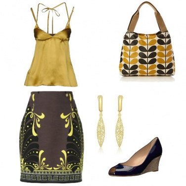 Outfit Tribal gold