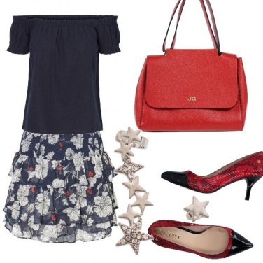Outfit Rosso e nero