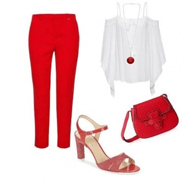 Outfit Rosso sprint