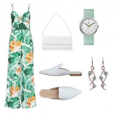 Outfit Tuta floreale#4
