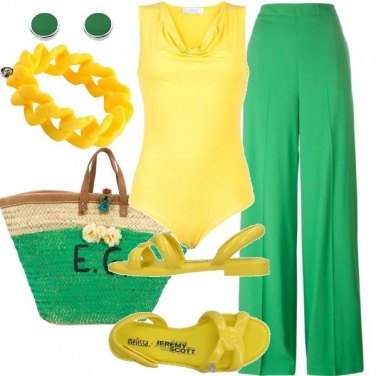 Outfit Pantalone verde
