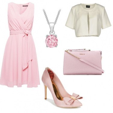 Outfit Rosa per la comunione
