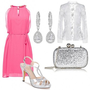 Outfit Fucsia silver e un pizzico di macram