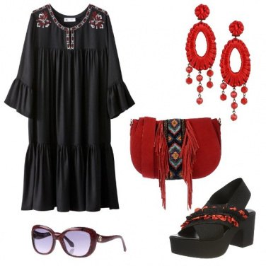 Outfit Uno stile etnico