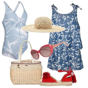 Outfit Al mare in due