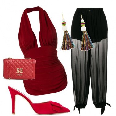 Outfit Ciabatte rosse
