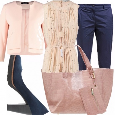 Outfit Ritorno a, lavoro, con colori pastello!