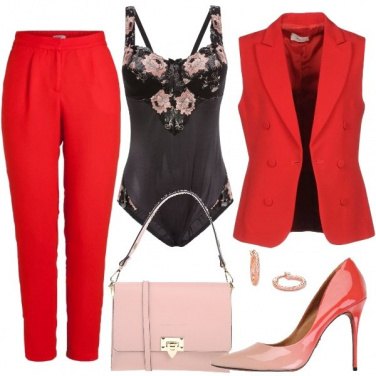 Outfit Dal rosso al rosa
