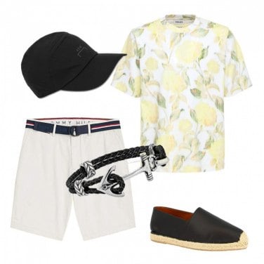 Outfit Pantaloni corti Arancione Uomo: 1 Outfit Uomo | Bantoa