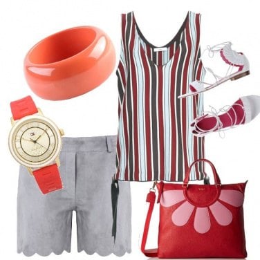 Outfit Righe colorate
