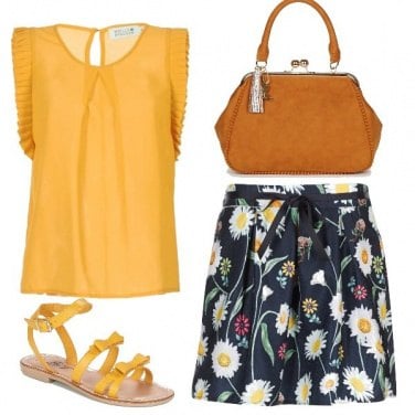Outfit Come in un campo di margherite