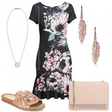 Outfit Il rosa che addolcisce il nero
