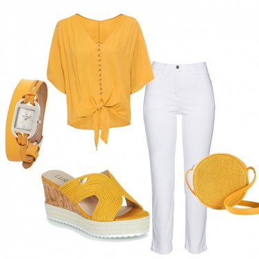 Outfit Blusas Amarillo Mujer: 7 Outfit Mujer | Bantoa
