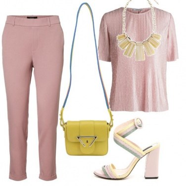 Outfit Tinta rosa