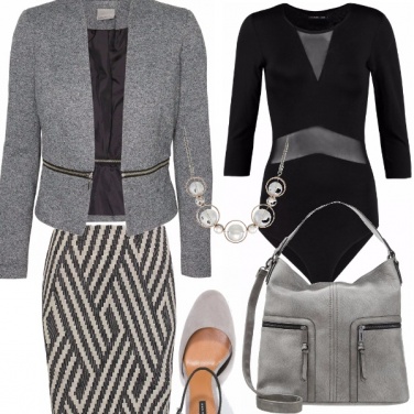Outfit Solo grigio