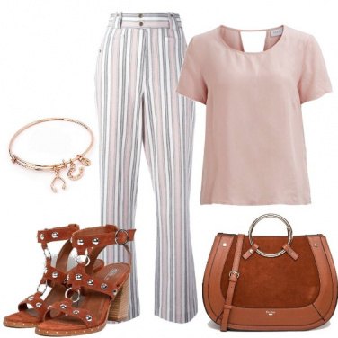 Outfit Il pantalone rigato