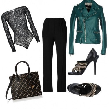 Outfit Petrolio nel buio