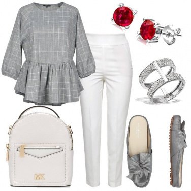 Outfit Ciabattine in ufficio
