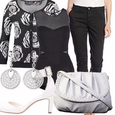 Outfit La sera col golfino