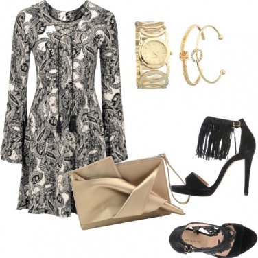 Outfit Frange e nappine chic