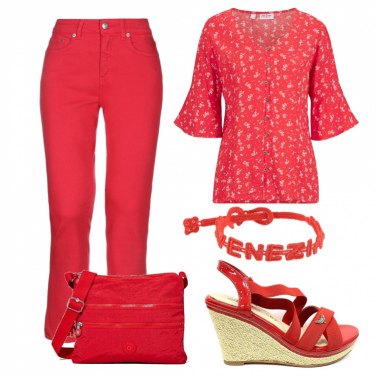 Outfit Pantalones Rojo Mujer: 10 Outfit Mujer | Bantoa