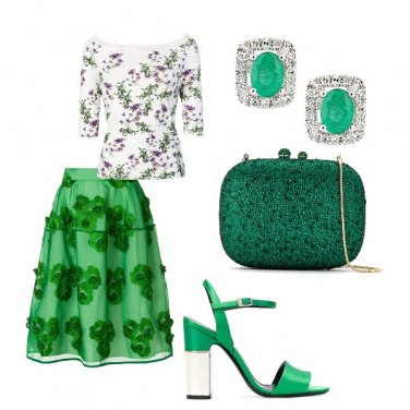 Outfit La gonna cangiante