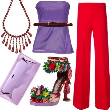 Outfit A touch of color!