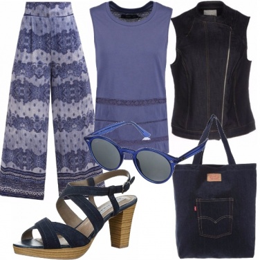 Outfit Denim e blu