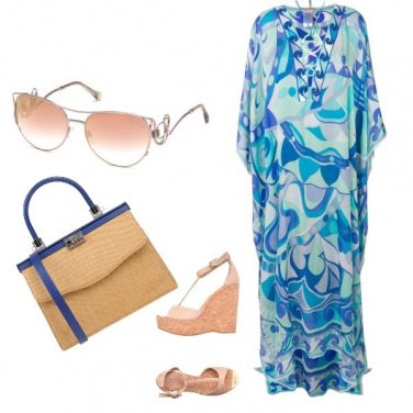 Outfit Sera in blu