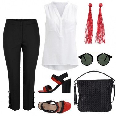 Outfit Dettagli rossi