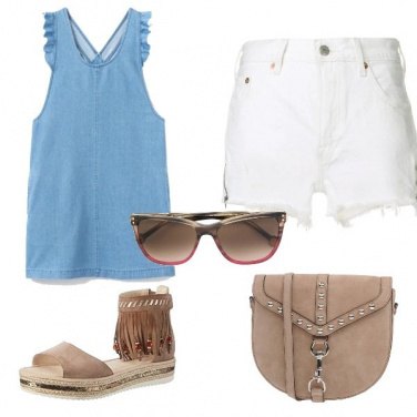 Outfit Come abbinare uno shorts bianco