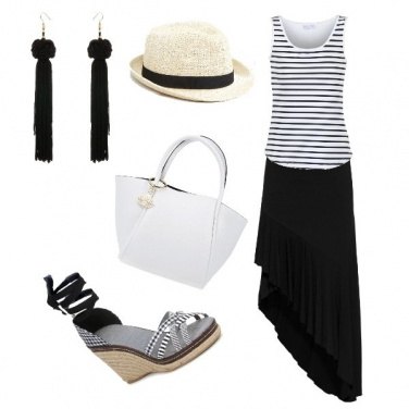 Outfit Mare in bianco e nero