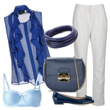 Outfit Sexy blue