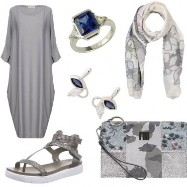Outfit CMPS Zaffiro e acciaio