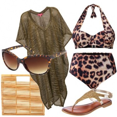 Outfit Al mare maculata