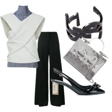 Outfit Serata geometrica