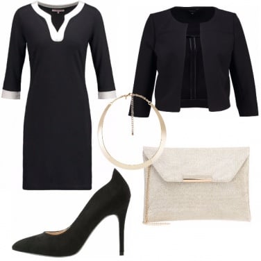 Outfit Black&gold