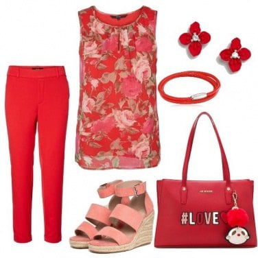 Outfit Rosso Tulipano